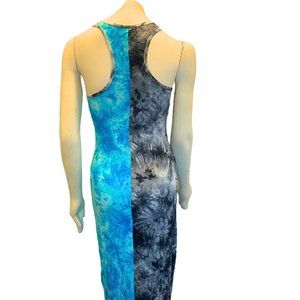 2 Toned Racerback Tie-Dye Dress